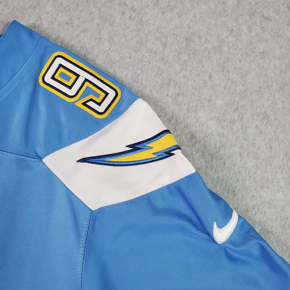 Nike Los Angeles Chargers Jersey Mens 2XL Blue NFL Players Joey Bosa 99 On Field - Picture 7 of 16